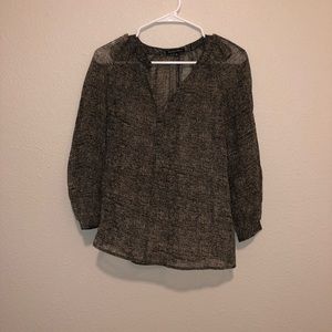 Broadway & Broome Sheer Blouse - XS